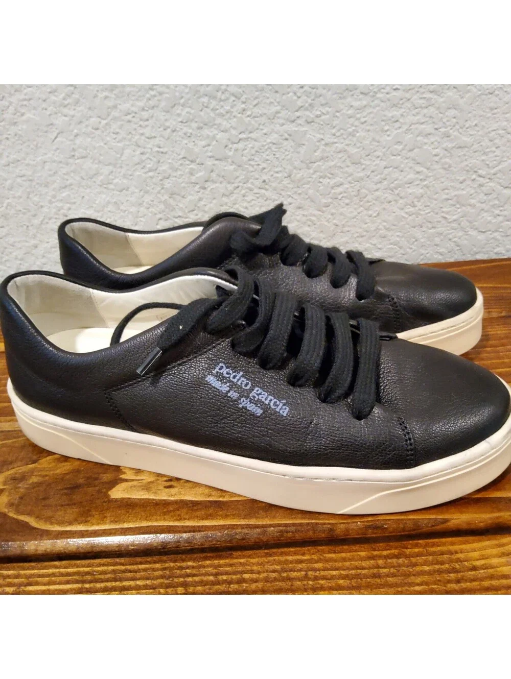 PEDRO GARCIA Sneakers Women's 41 (US sz 9.5-10) Black Leather Casual Shoes